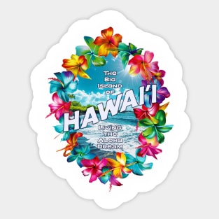 Hawaii, The Big Island Sticker